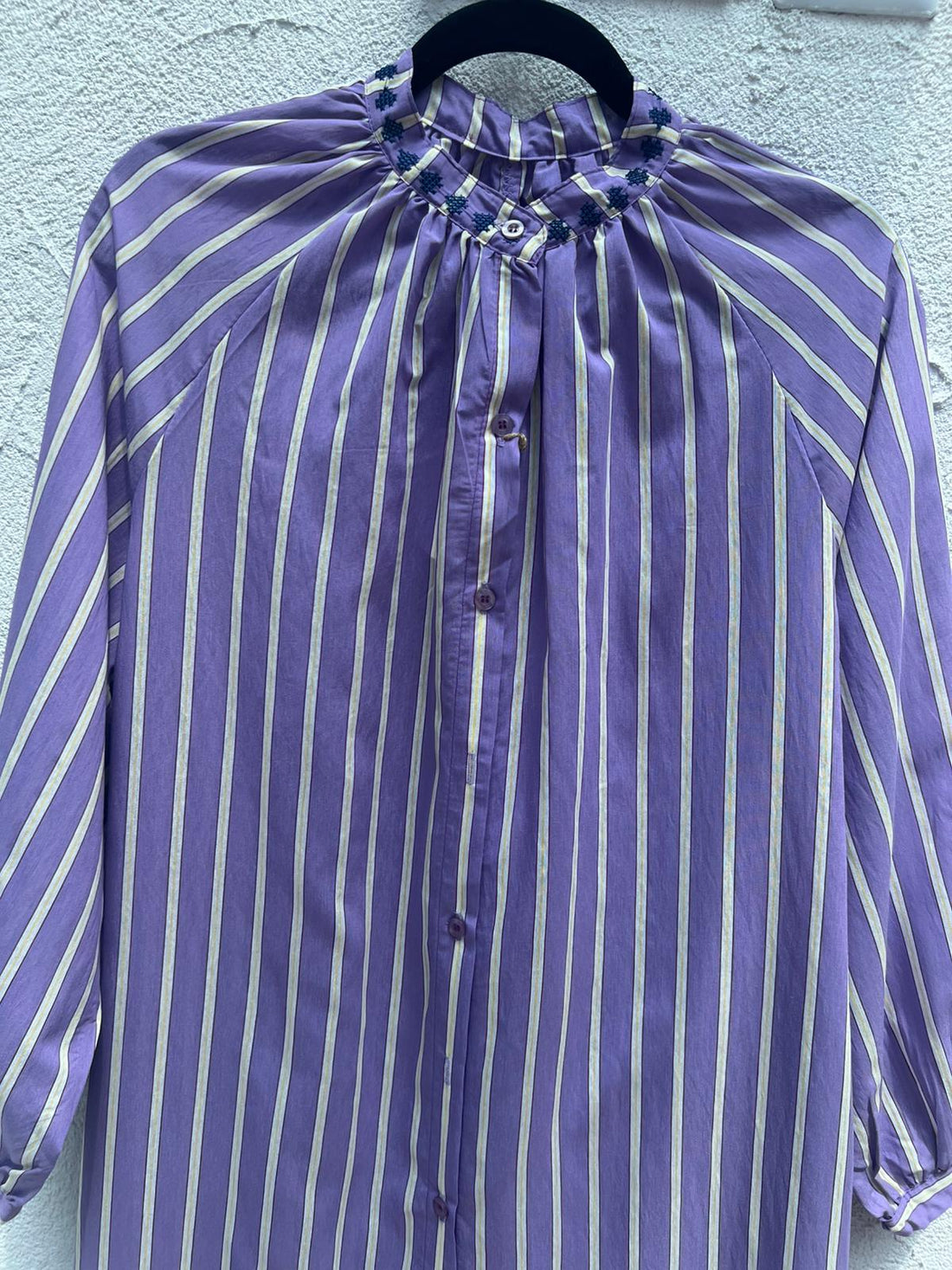 ROBE/DRESS - PURPLE & WHITE - ART-3836D-80020