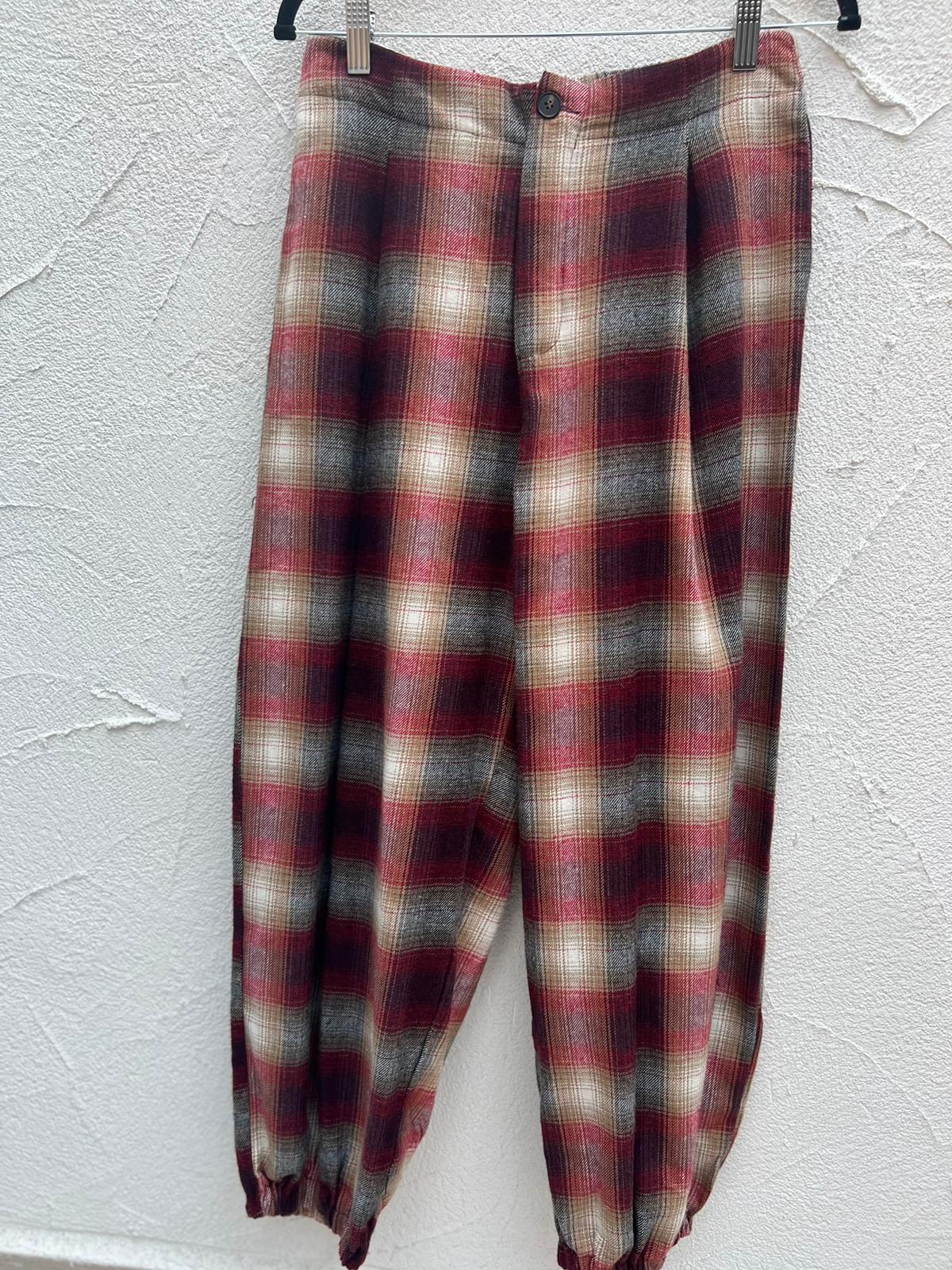 PANTALON - MAROON & GRAY - 9500448-SFUM