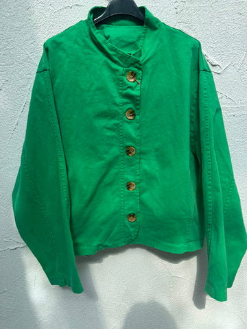 VESTE GILET - GREEN - 83893