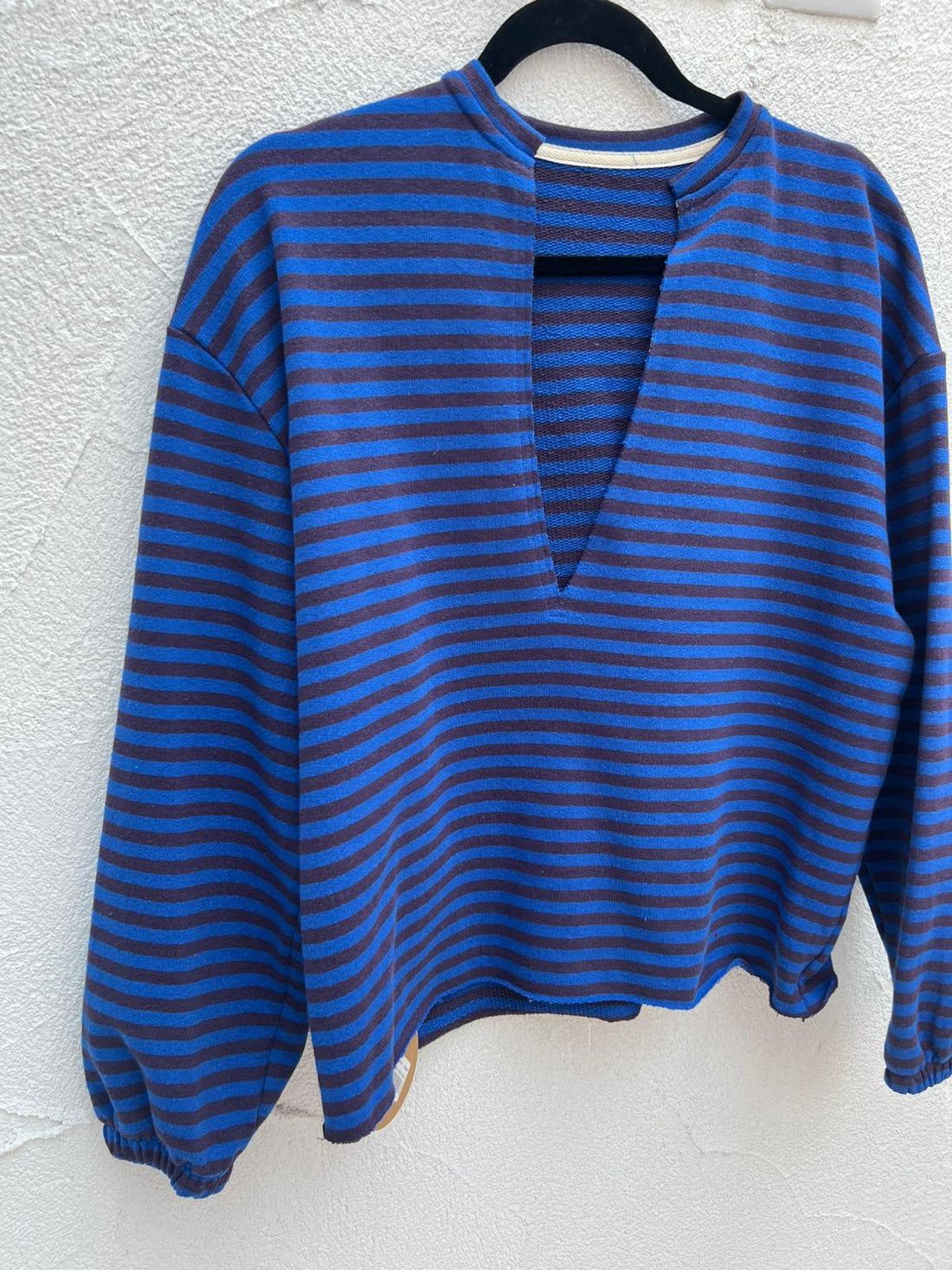 SWEAT - BLUE & BROWN - 11011104-97027