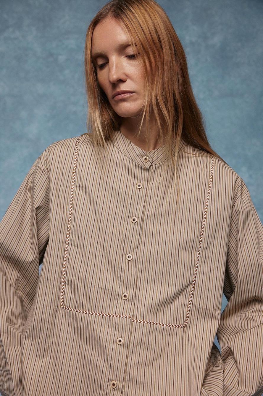 CAMICIA - BEIGE - QC6173