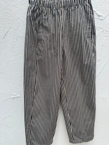 PANTALON - BEIGE & NAVY BLUE - 21469