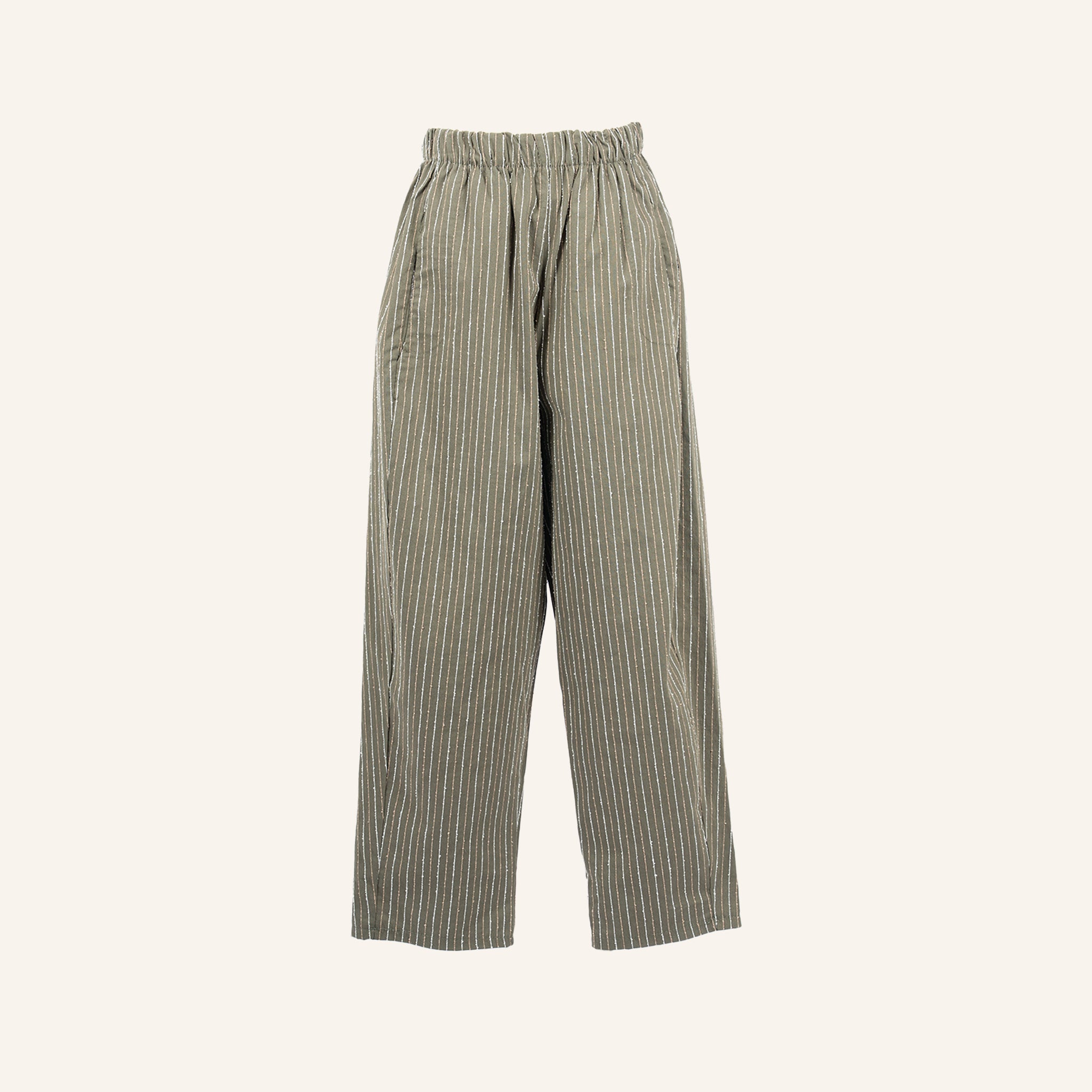 PANTALON - ARMY GREEN, BROWN & WHITE - 21469
