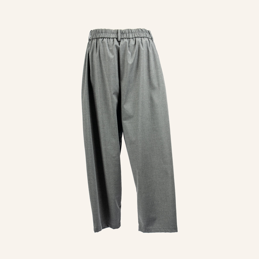 TROUSERS WITH WALLET CLOSURE - GRAY - 923078