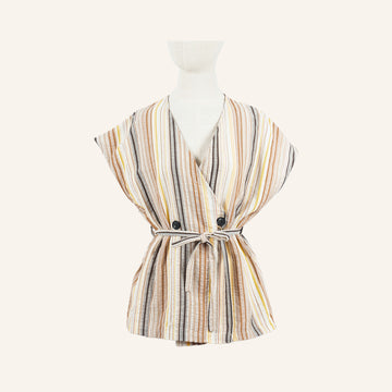 VESTE GILET - CAMMELLO - 1100712-UP
