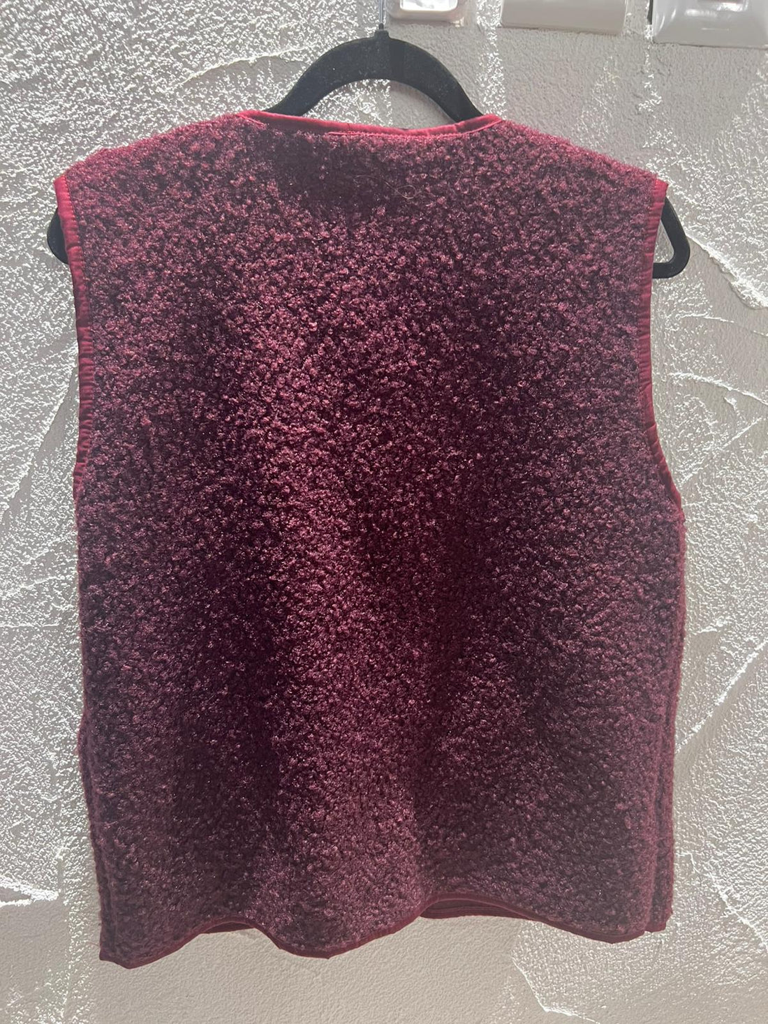 VESTE GILET - BURGUNDY - 95368