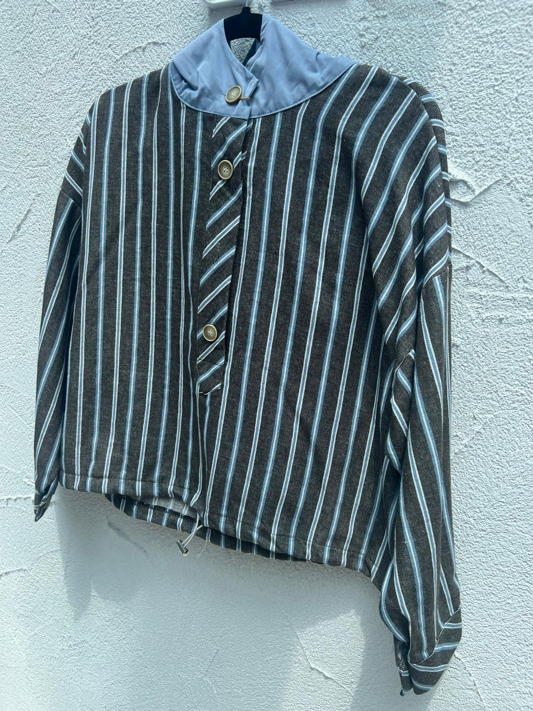 GIACCA - BEIGE & BLUE - 12638