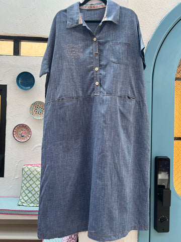 DRESS - DENIM BLUE - ML3561