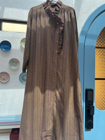 ROBE/DRESS - BROWN - 3100783-30073