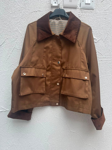 WOMEN'S JACKET - BROWN - DL30250