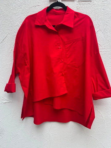WOMEN SHIRT - RED - 9276