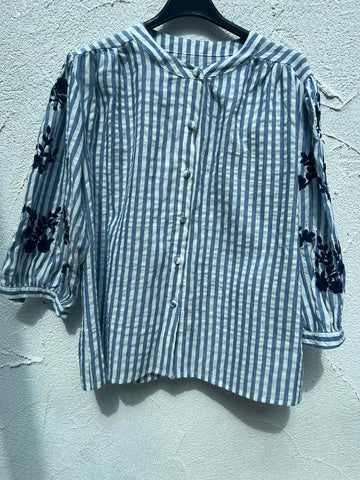 CHEMISE/ SHIRT - BLUE & WHITE - 4822675