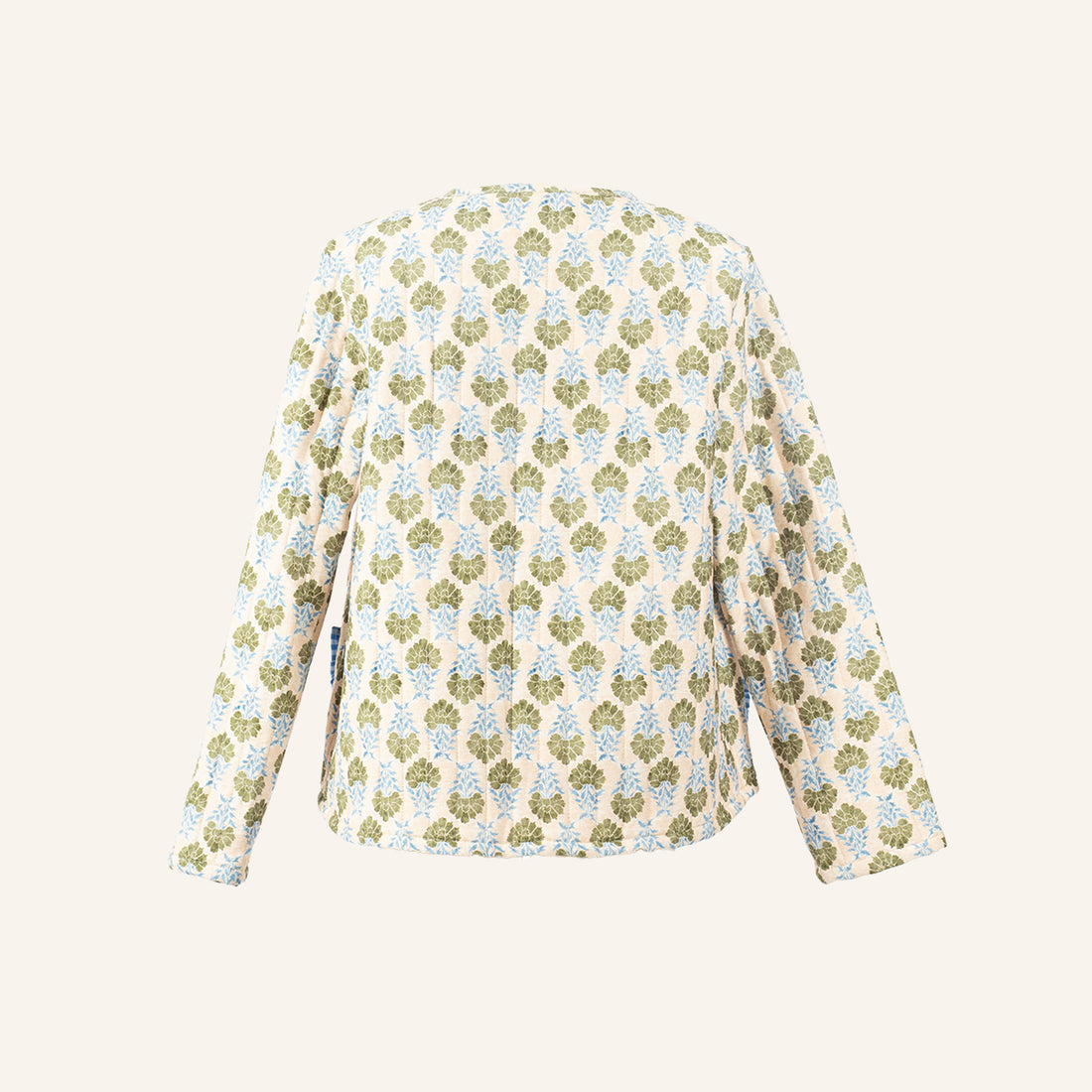 VESTE GILET - BLUE & GREEN - 33049