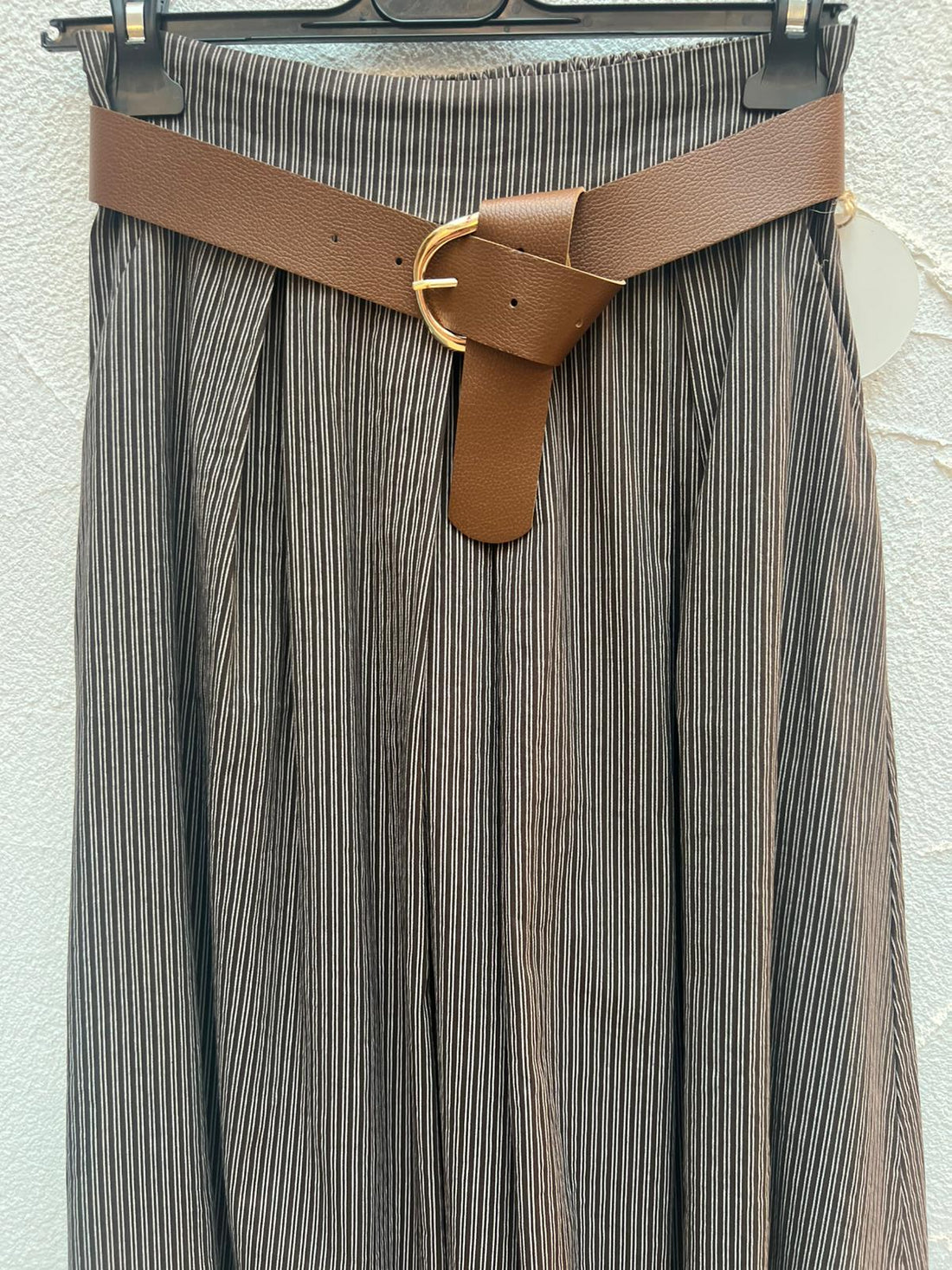 JUPE/SKIRT - DARK BROWN - 52123LEVST