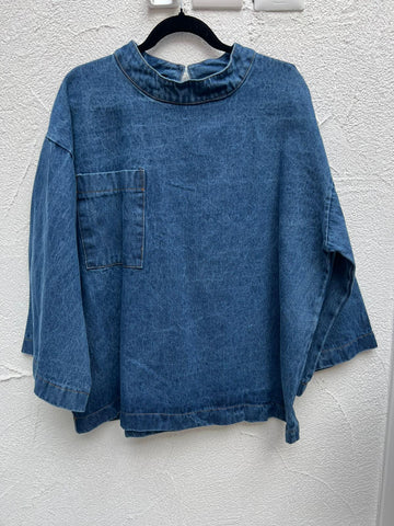CHEMISE/TUNIQUE - DENIM BLUE - 82554