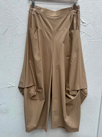 WOMEN TROUSERS - BEIGE - 6453