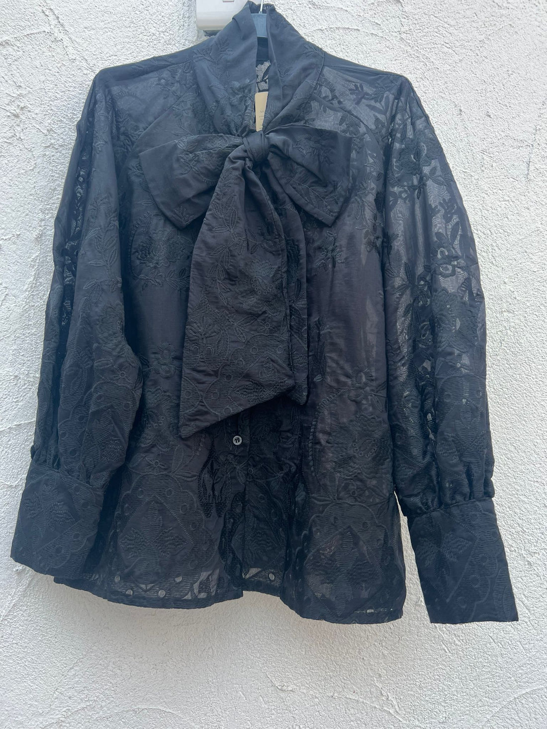 WOMEN'S SHIRT - BLACK - H4257-Q75