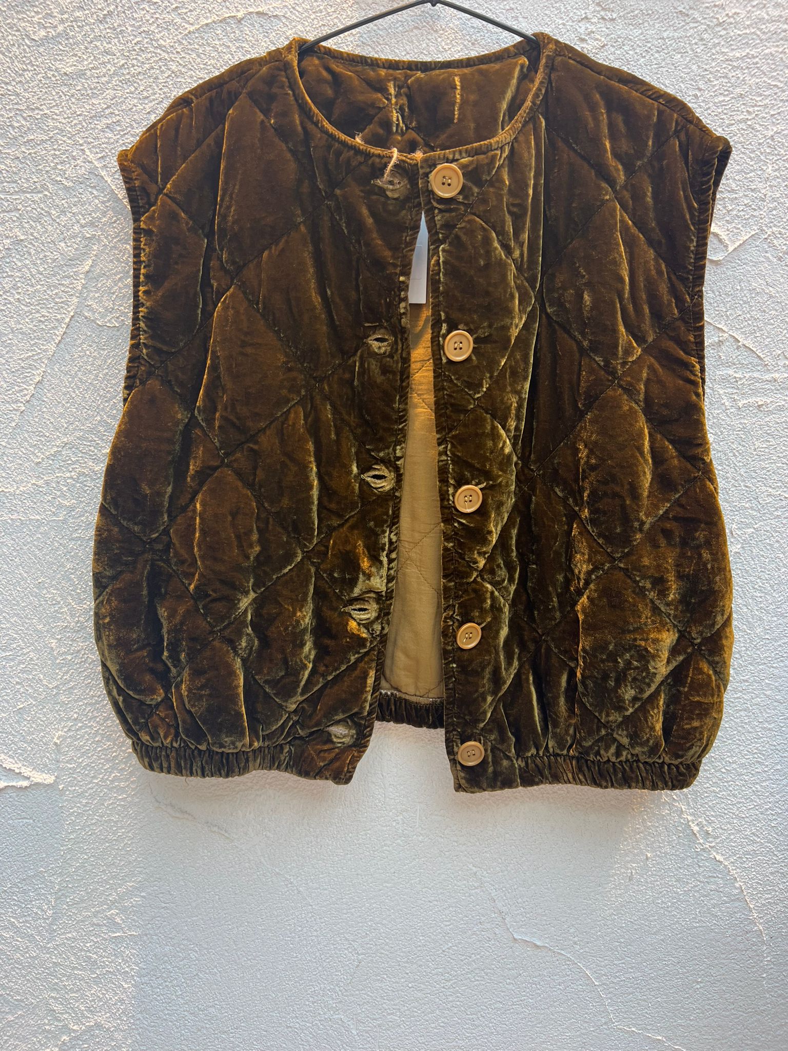 VESTE GILET - OLIVE GREEN - 81708