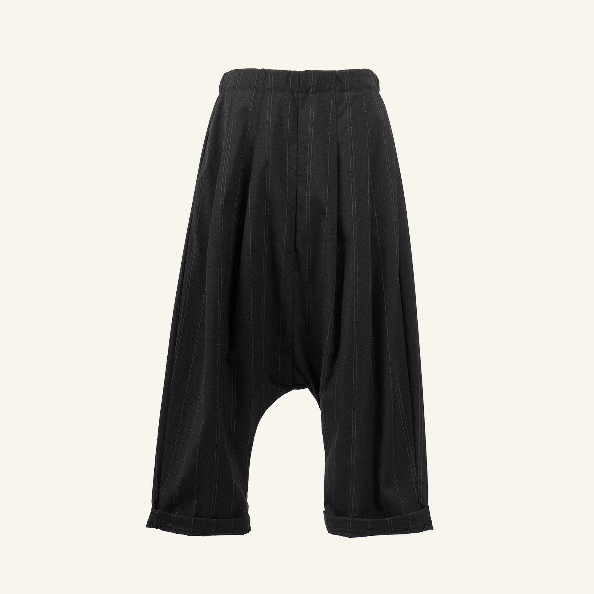 WOMEN PANT BLACK WITH GRAY LINES - 824062