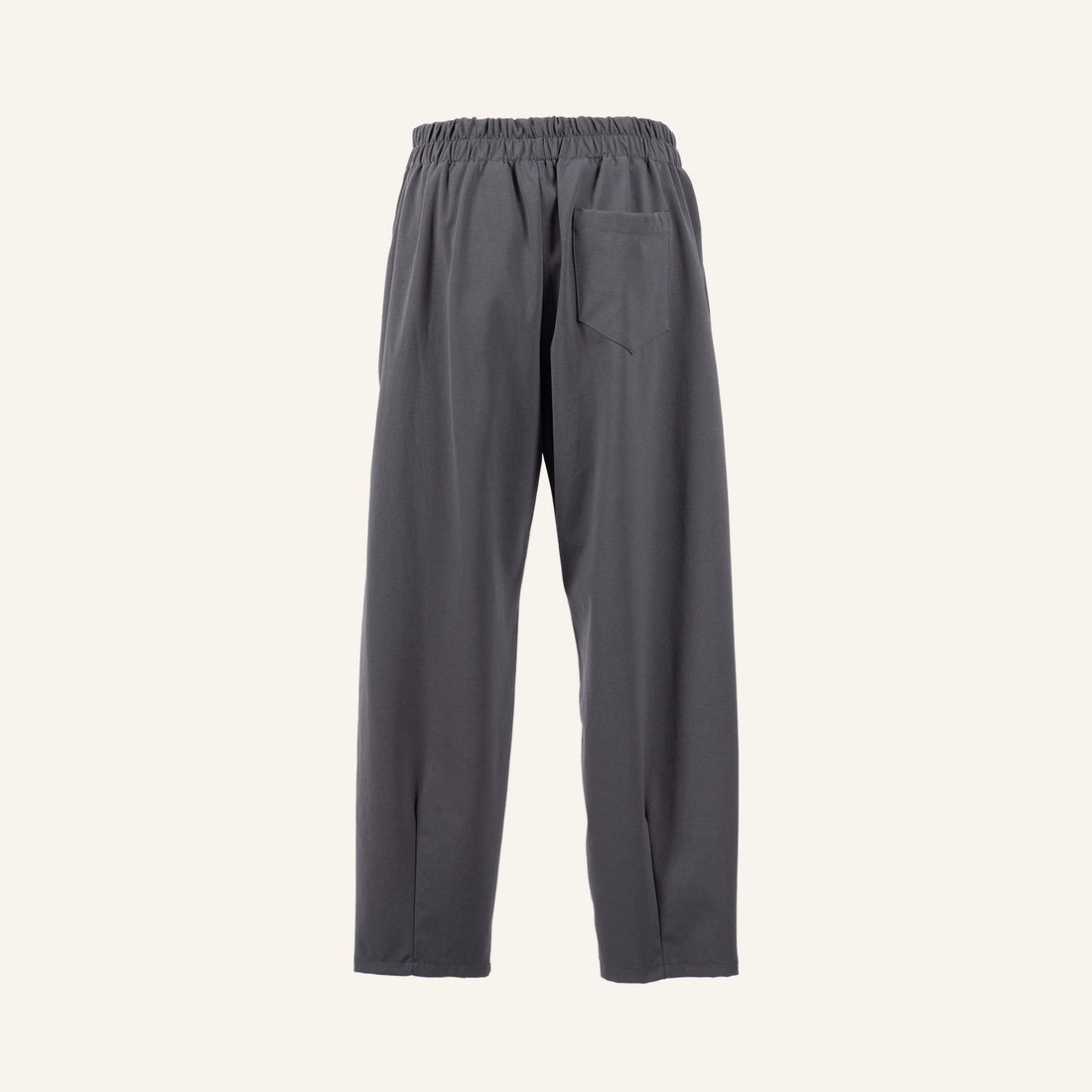 GREY - TROUSERS WITH ANKLE PLEATS - 791326