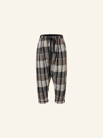 LOW CROTCH TARTAN TROUSERS - 791958