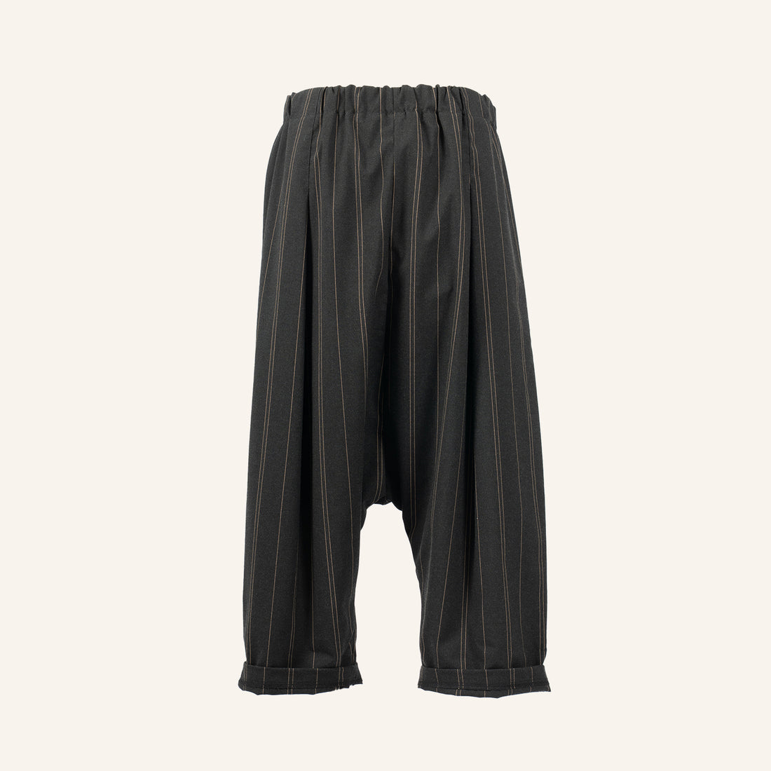 WOMEN PANT BLACK WITH BROWN LINES - 824062