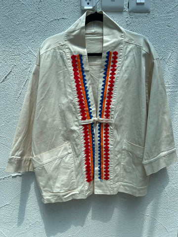 VESTE GILET - CREAM - 1101125ATOSC