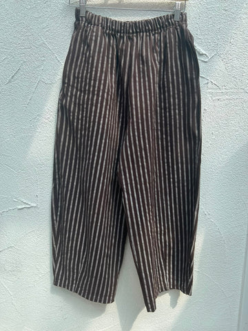 PANTALONE DONNA - BROWN & WHITE - 67625GAST