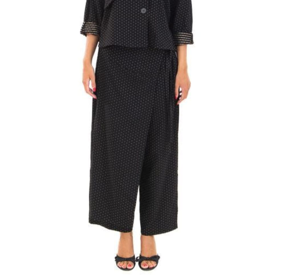 PANTALONE - BLACK & GOLD - 6518