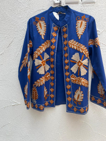 VESTE GILET - BLUE & ORANGE - VGI