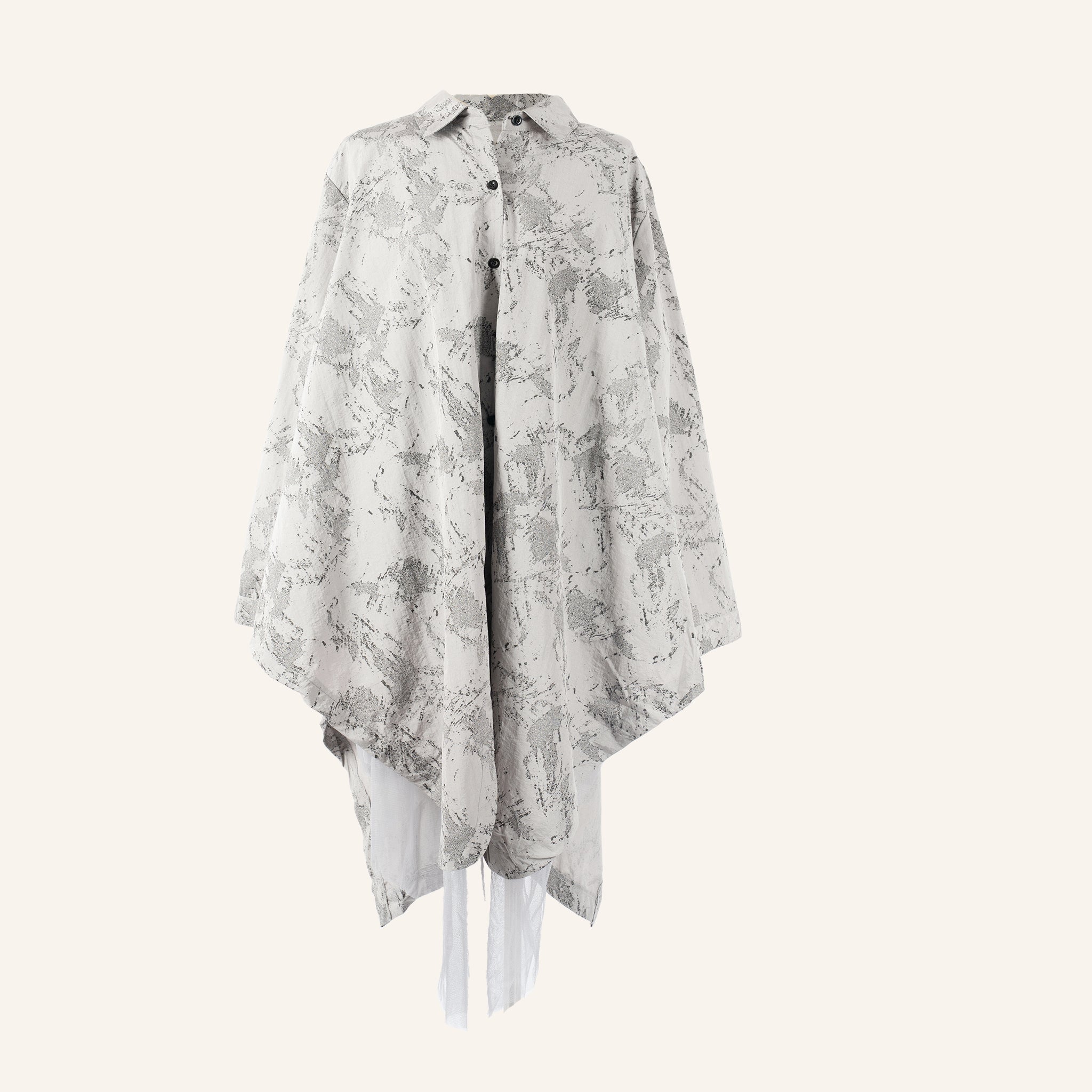 Vestido tull - Gray - 1590