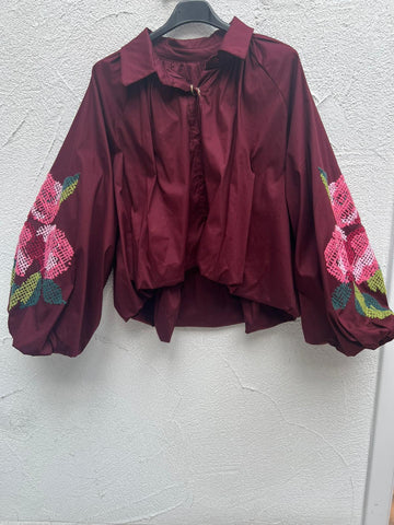 CAMICIA - MAROON - 21982