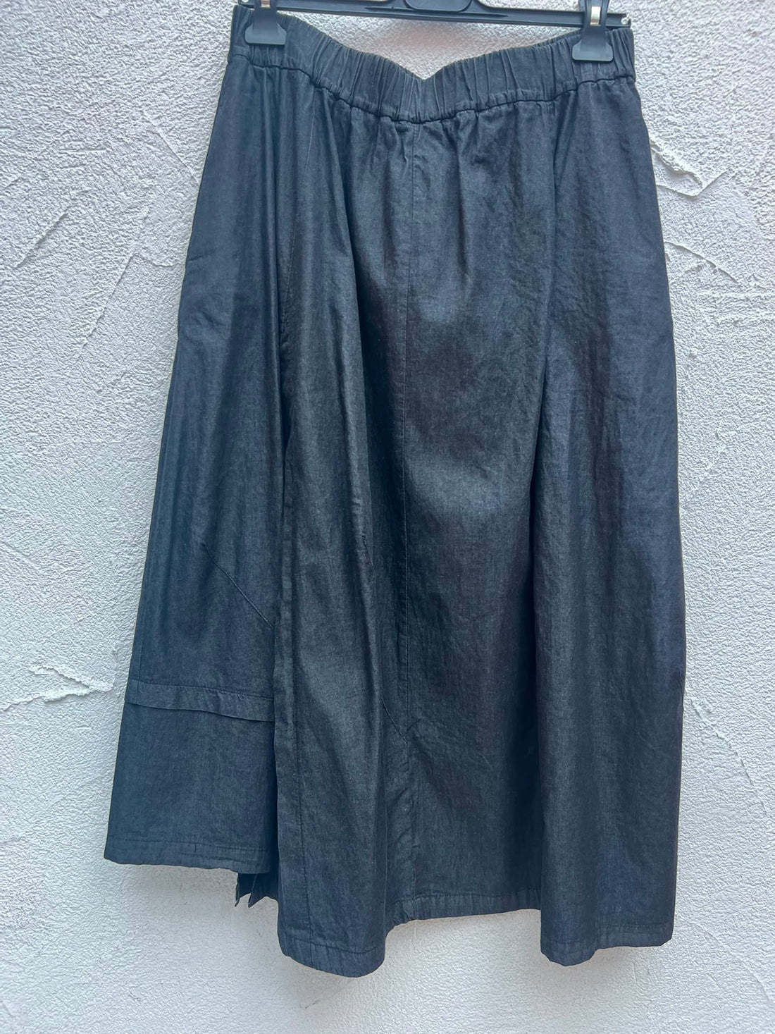WOMAN SKIRT - BLACK DENIM - 824046