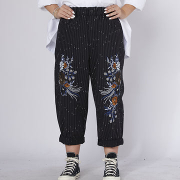 WOMAN TROUSERS - BLACK - 825106