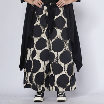 WOMAN TROUSERS - OFF WHITE & BLACK - 825110