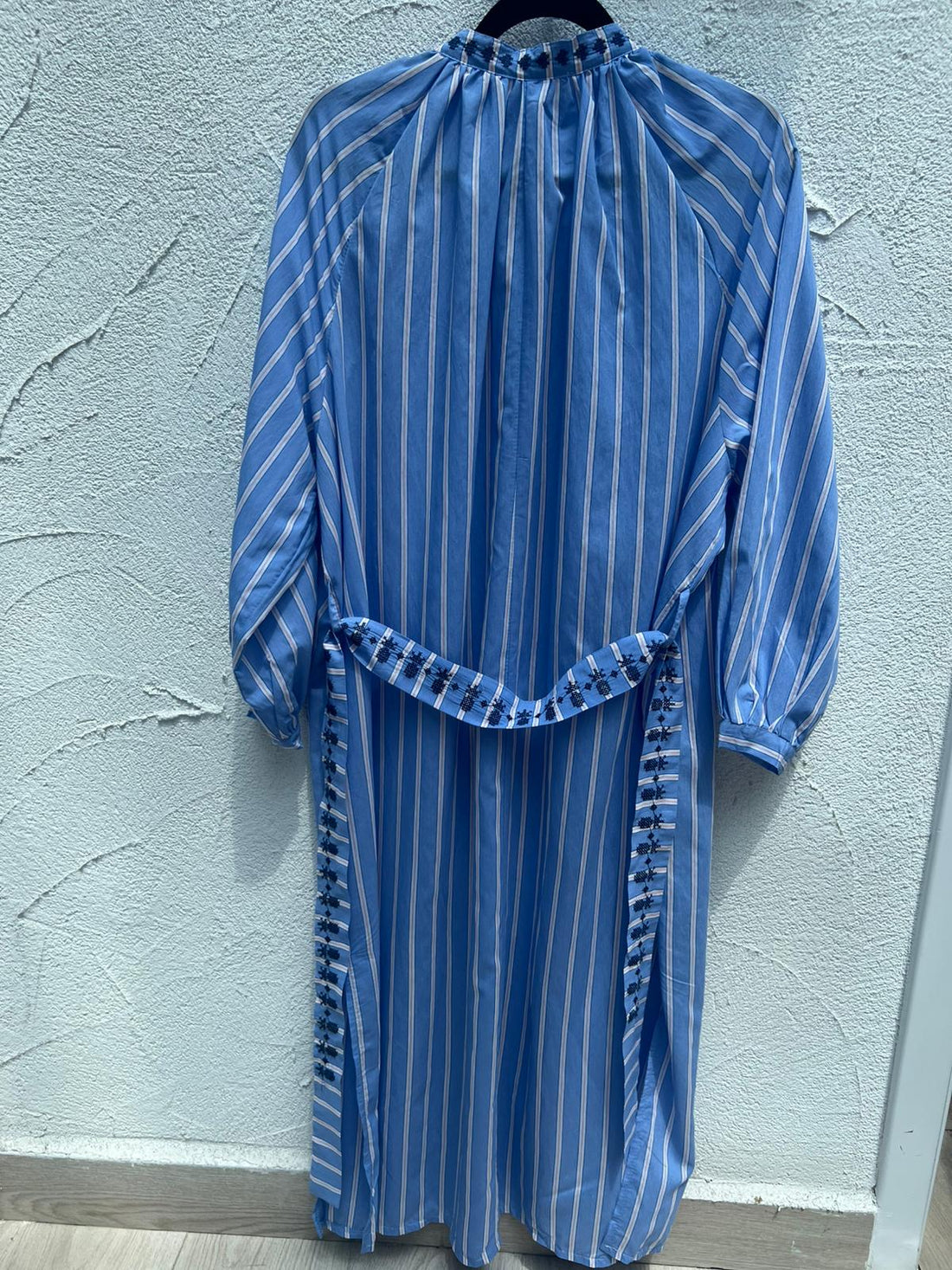 ROBE/DRESS - LIGHT BLUE & WHITE - ART-3836D-80020