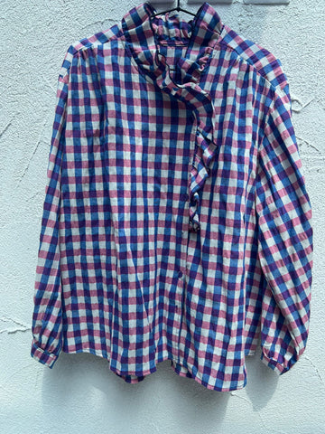 CHEMISE/TUNIQUE - BLUE & PINK - 1100931-30065