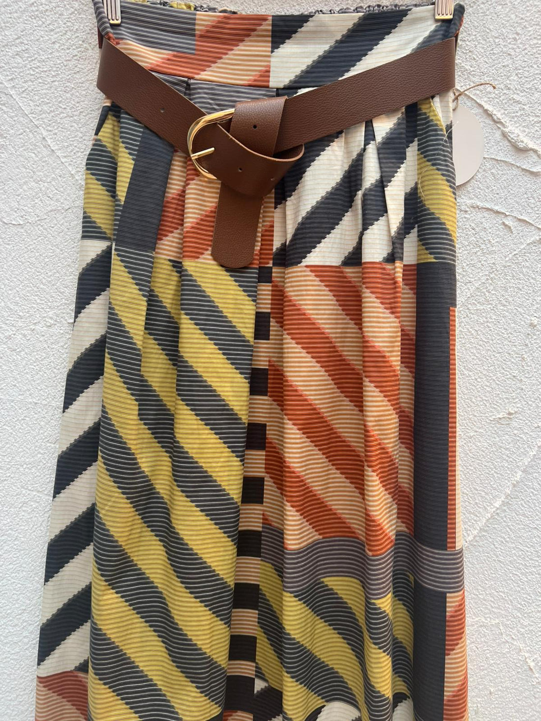 JUPE/SKIRT - BLACK, RED & YELLOW - 52123PC11