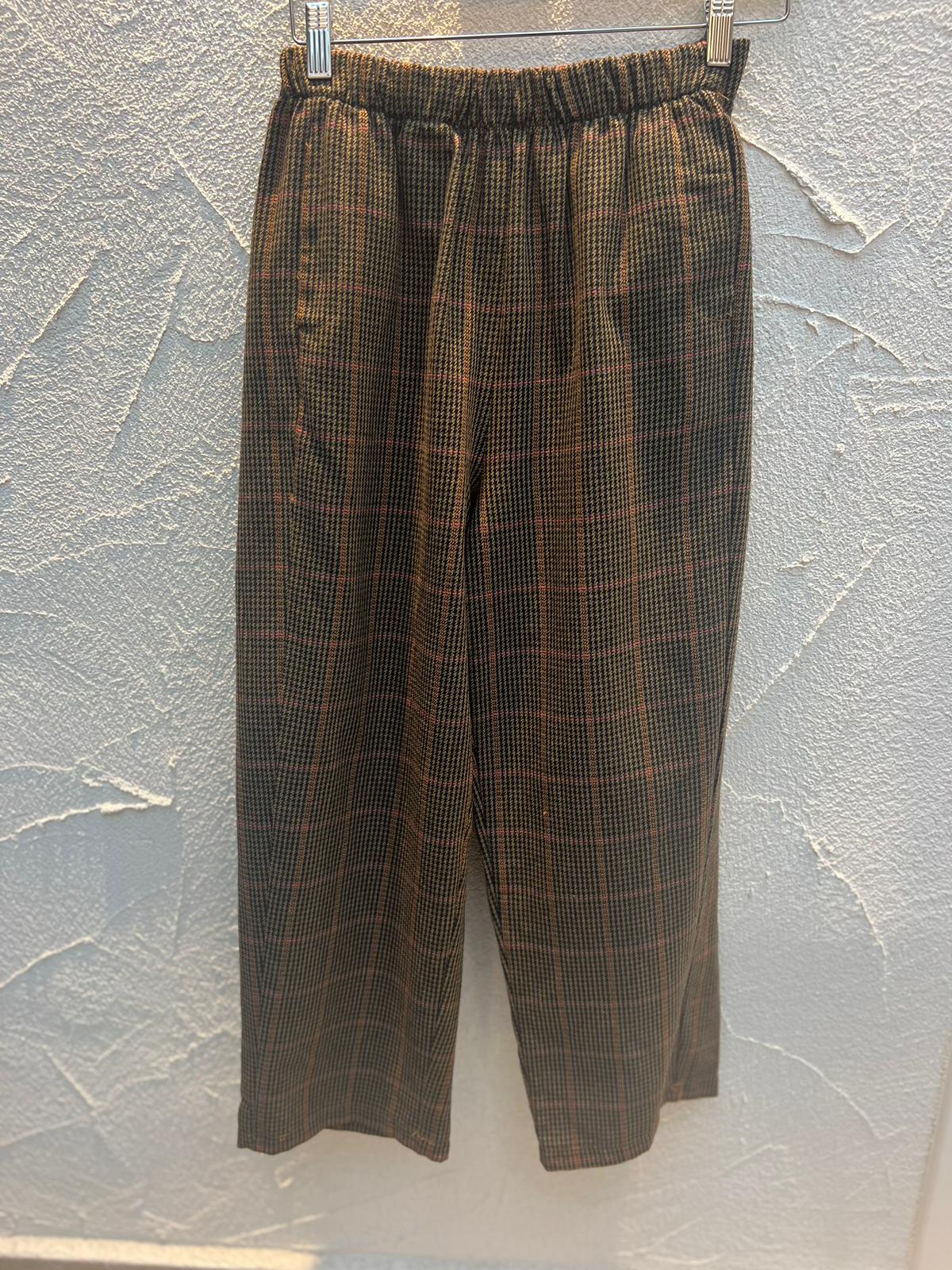 PANTALON - PINK & OLIVE GREEN - IS950053-5153