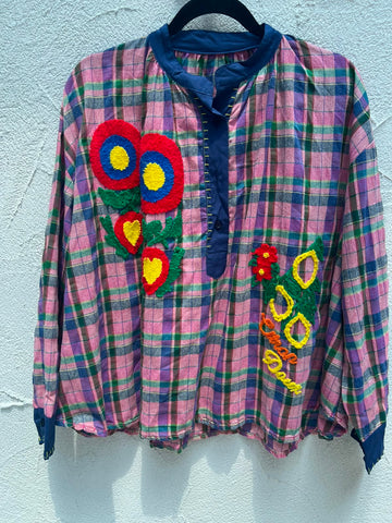 CHEMISE/TUNIQUE INDE - PINK & PURPLE - 11011201-30098