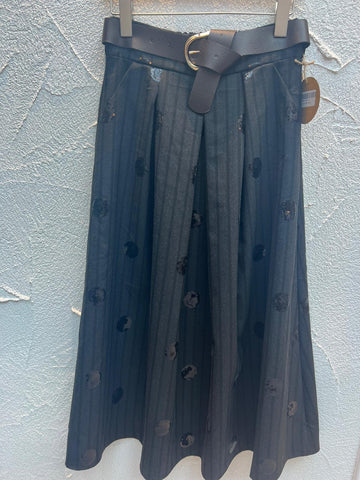 JUPE/SKIRT - 52123-POST - BLACK