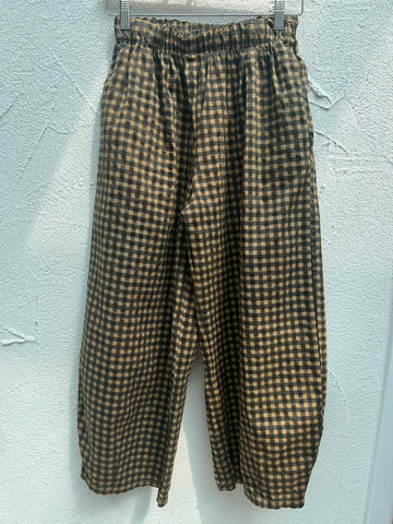 PANTALONE DONNA - BEIGE & BROWN - 67625POST