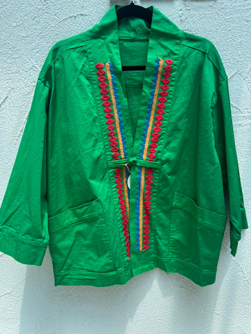 VESTE GILET - GREEN - 1101125ATOSC