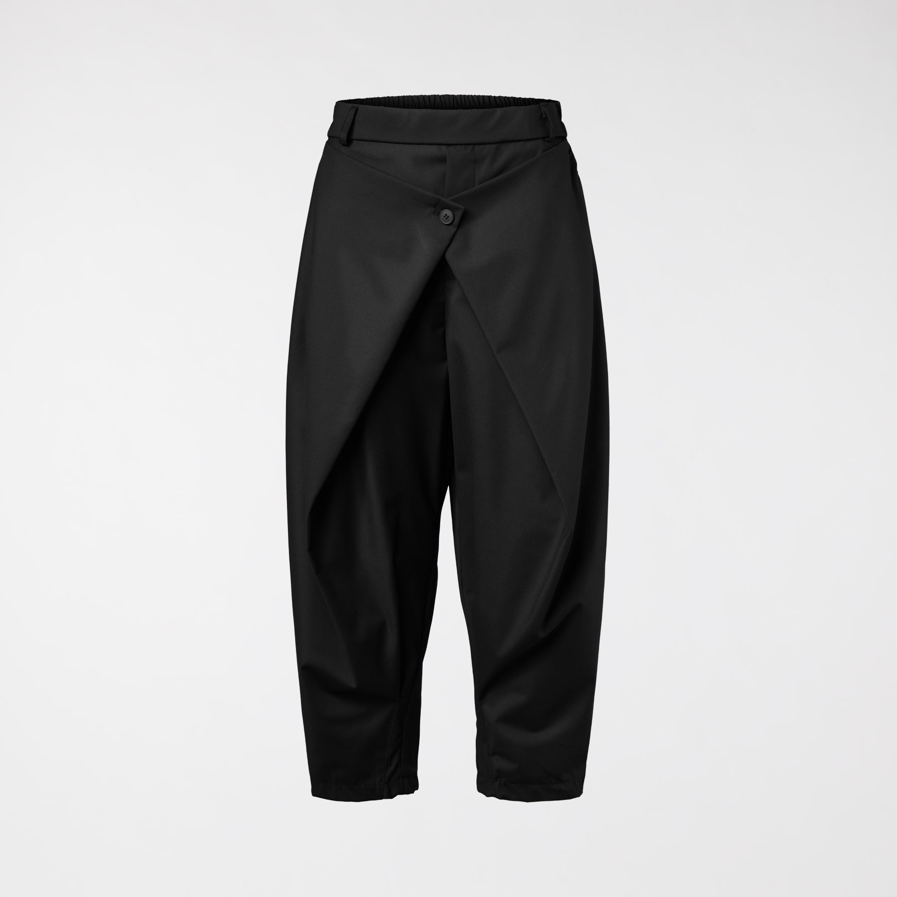 TROUSERS WITH WALLET CLOSURE - BLACK - 923078