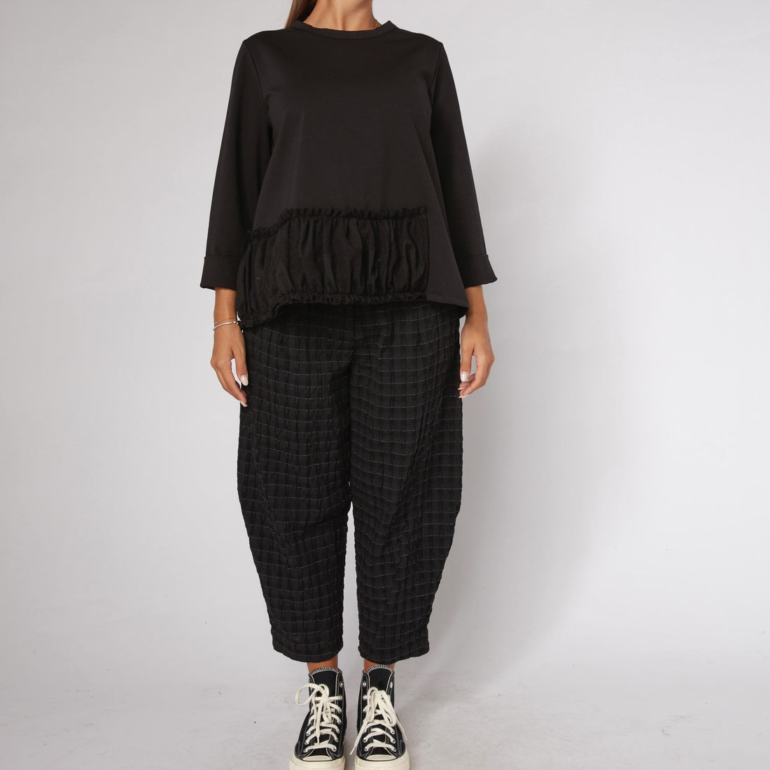 WOMEN TROUSERS BLACK - 924046