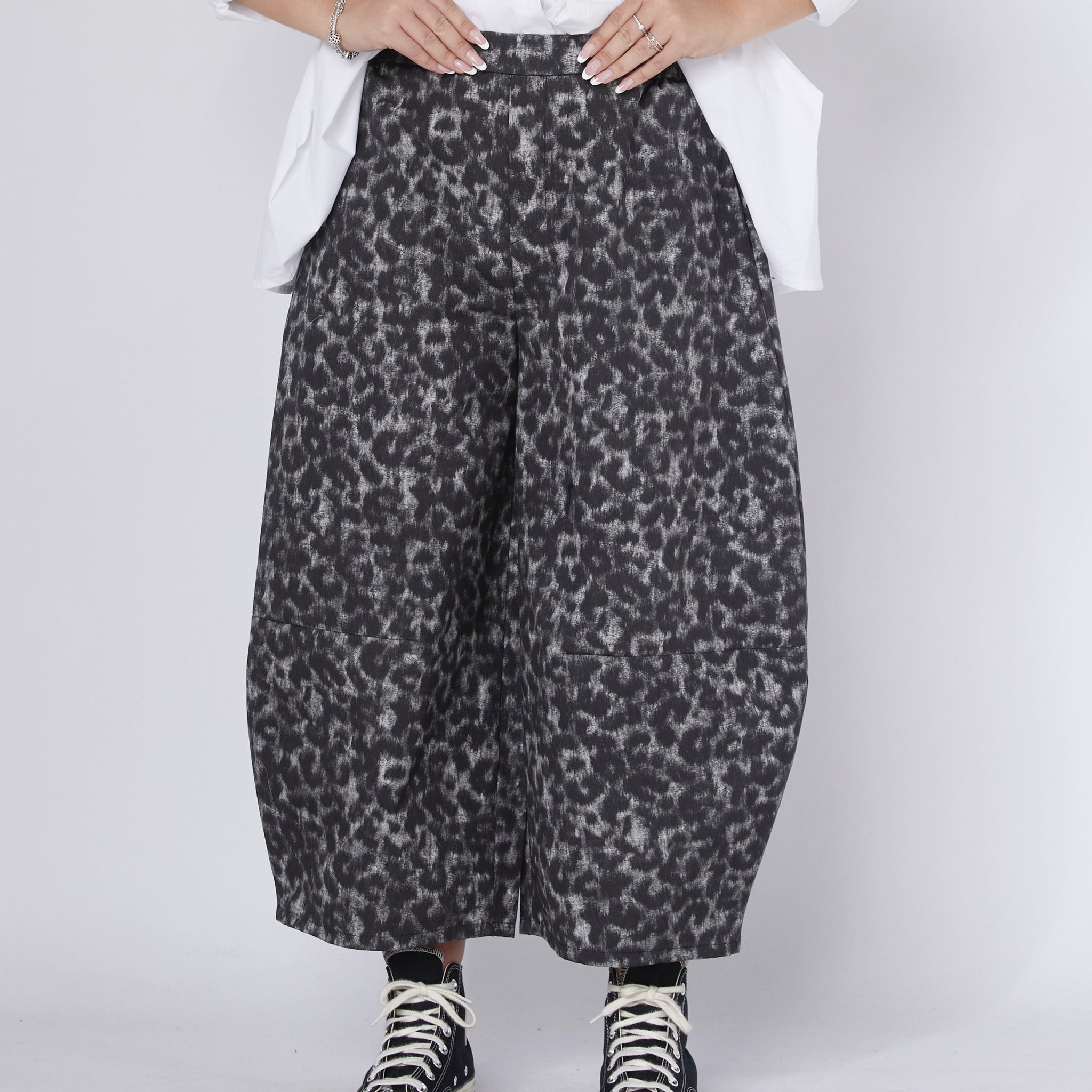 WOMAN TROUSERS - BLACK - 925032