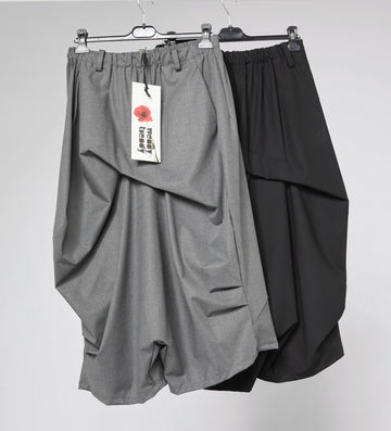 WOMAN TROUSERS - GRAY - 925061
