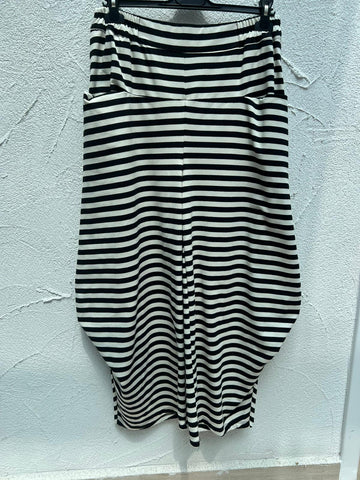 PANTALONI DA DONNA - OFF WHITE & BLACK - 6623