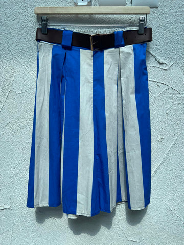 WOMEN'S PANTS - BLUE & WHITE - H4632-C12