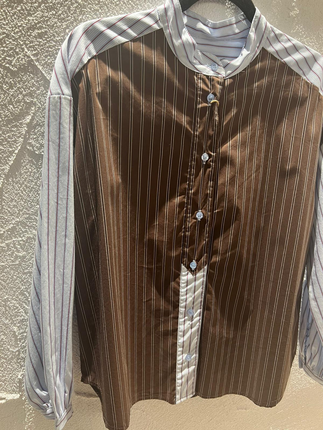 CHEMISE/TUNIQUE - BROWN & BURGUNDY - 1100834